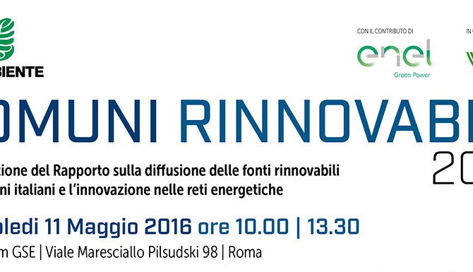 PRESENTAZIONE COMUNI RINNOVABILI 2016