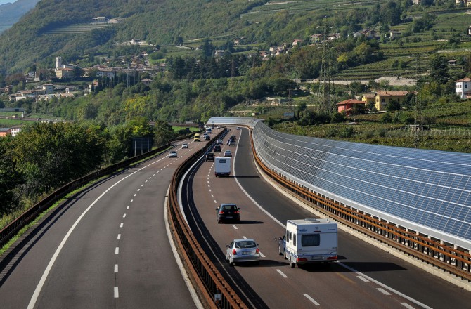 Fotovoltaico nelle infrastrutture stradali