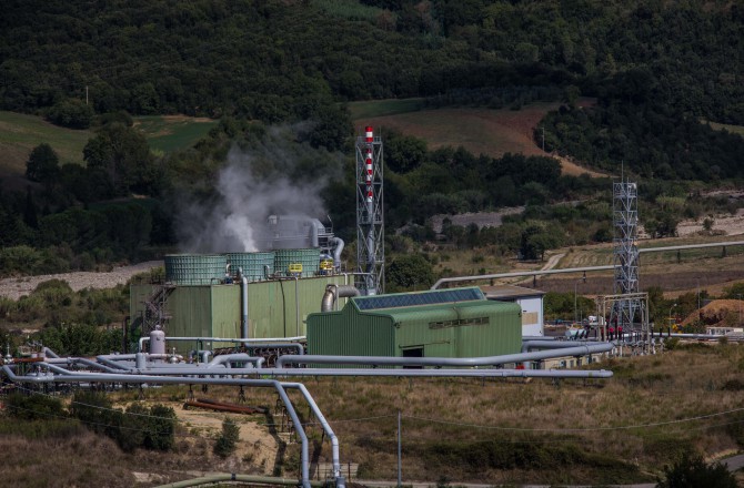 Centrale Cornia 2 – Impianto misto geotermico/biomasse