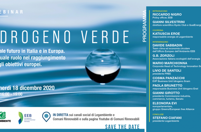 Il futuro dell’idrogeno verde in Italia ed Europa